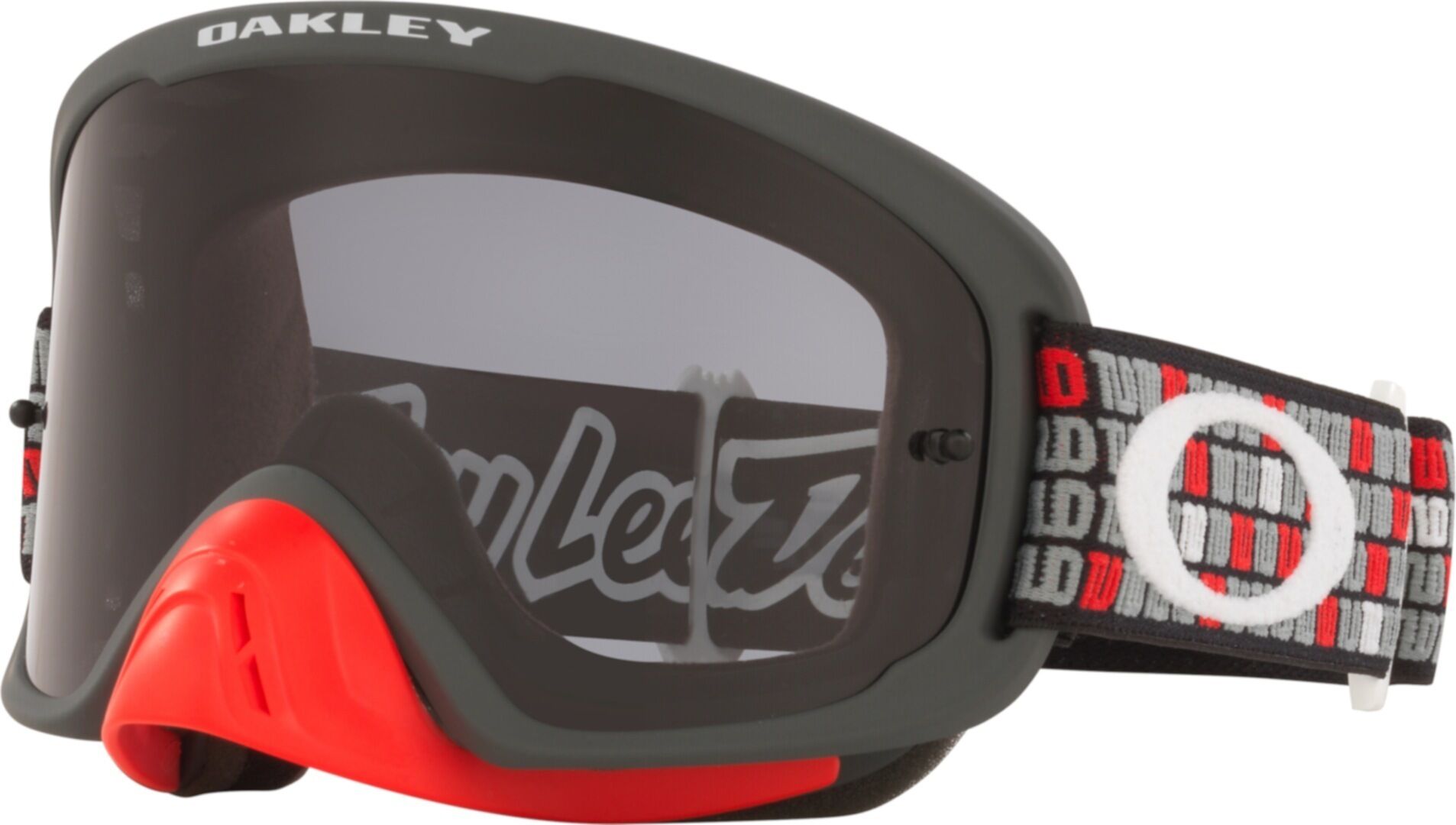 Oakley Tld O-Frame 2.0 Pro Monogram Motocross Goggles  - Grey Red