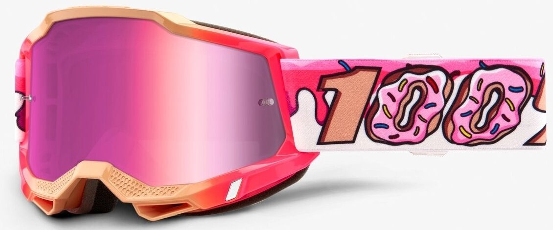 100% Accuri 2 Extra Donut Motocross Goggles  - Pink