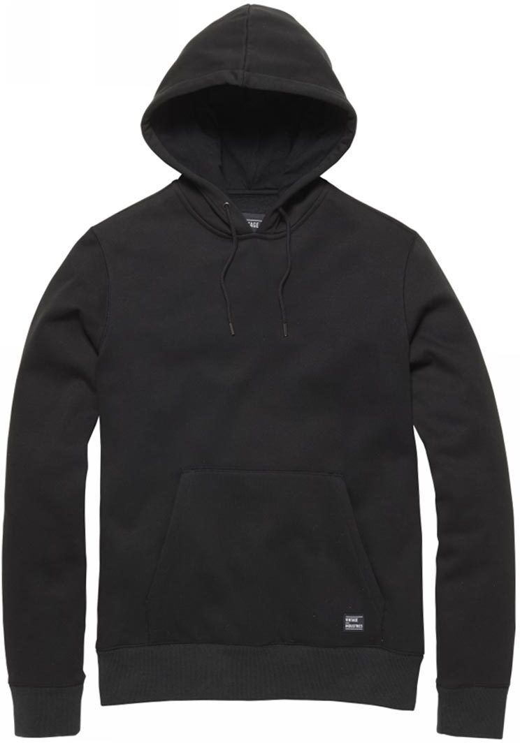 Vintage Industries Derby Hooded Sweatshirt  - Black