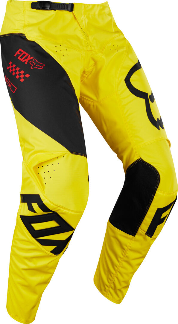Fox 180 Mastar Youth Pants  - Black Yellow