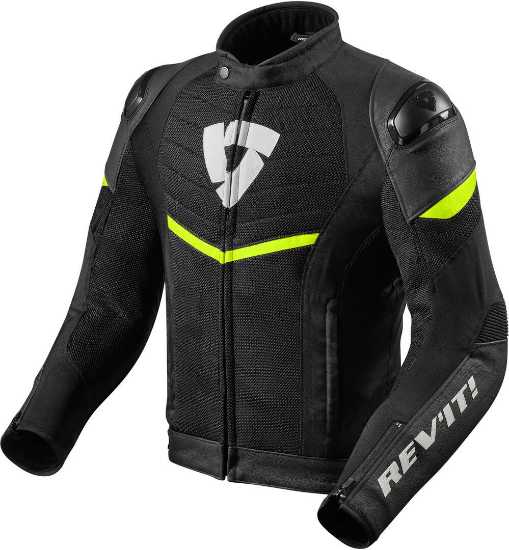 Revit Mantis Motorcycle Textile Jacket  - Black Yellow