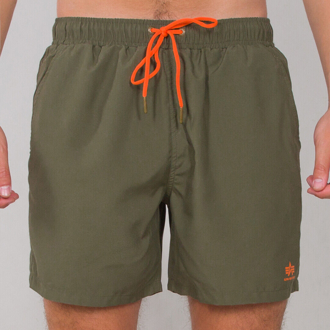 Alpha Industries Basic Swimming Shorts  - Green