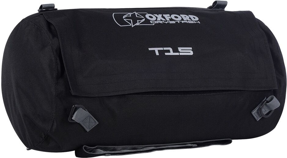 Oxford Drystash T15 Motorcycle Roll Bag  - Black