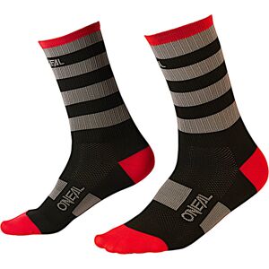 Oneal Stripe V.22 Mtb Socks  - Black Grey Red - Unisex