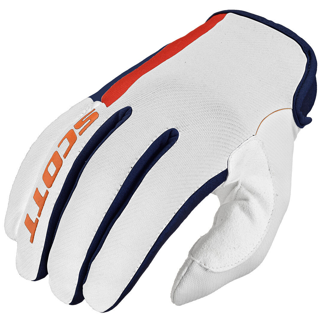 Scott 350 Dirt 2016 Gloves  - White Red Blue