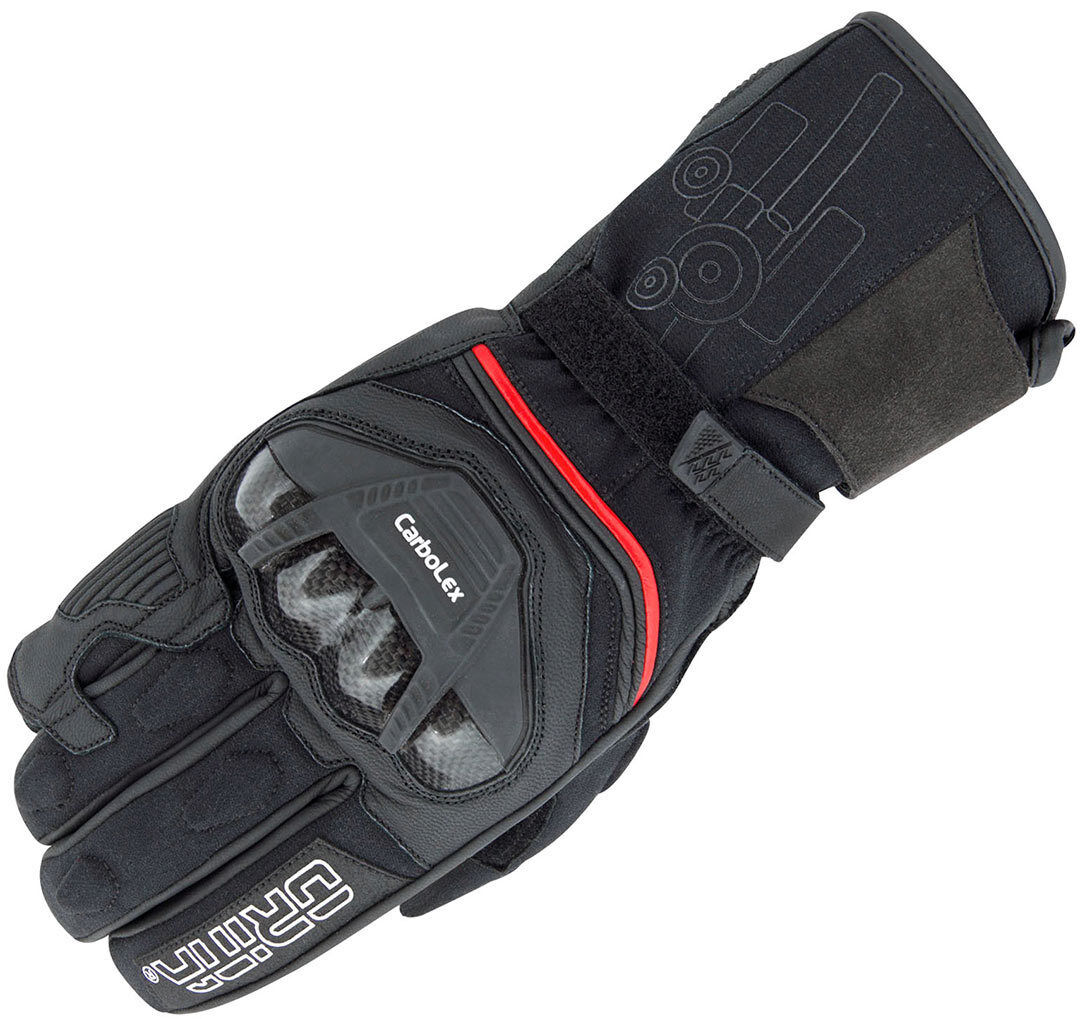 Orina Pro Motorcycle Gloves  - Black