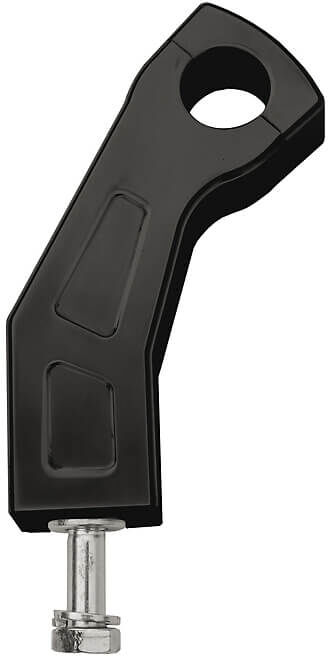 Ritz Alu-Riser Curved Style, Black, 120 Mm, 1 Inch  - Black