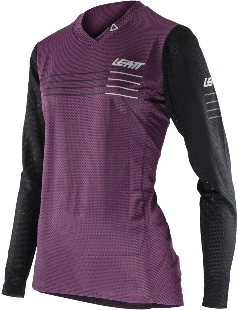 Leatt Mtb Gravity 4.0 Ladies Bicylce Jersey  - Black Purple