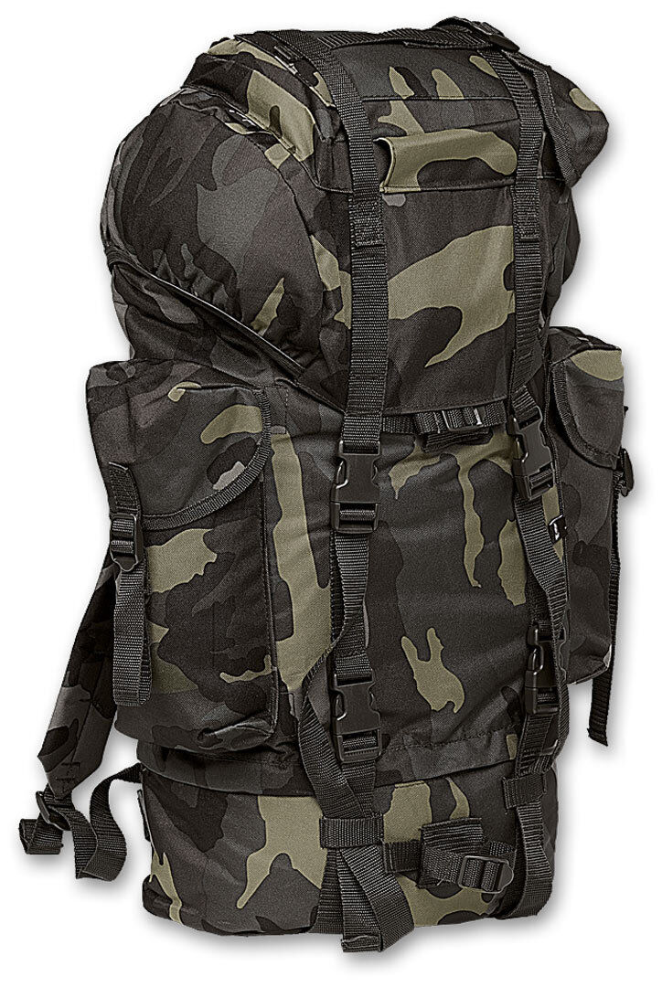 Brandit Nylon Backpack  - Black Grey