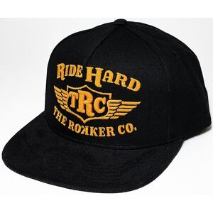 Rokker Ride Hard Snapback Cap  - Black Yellow - Unisex