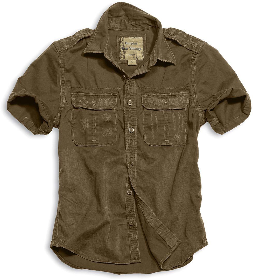 Surplus Raw Vintage 1/2 Shirt  - Brown
