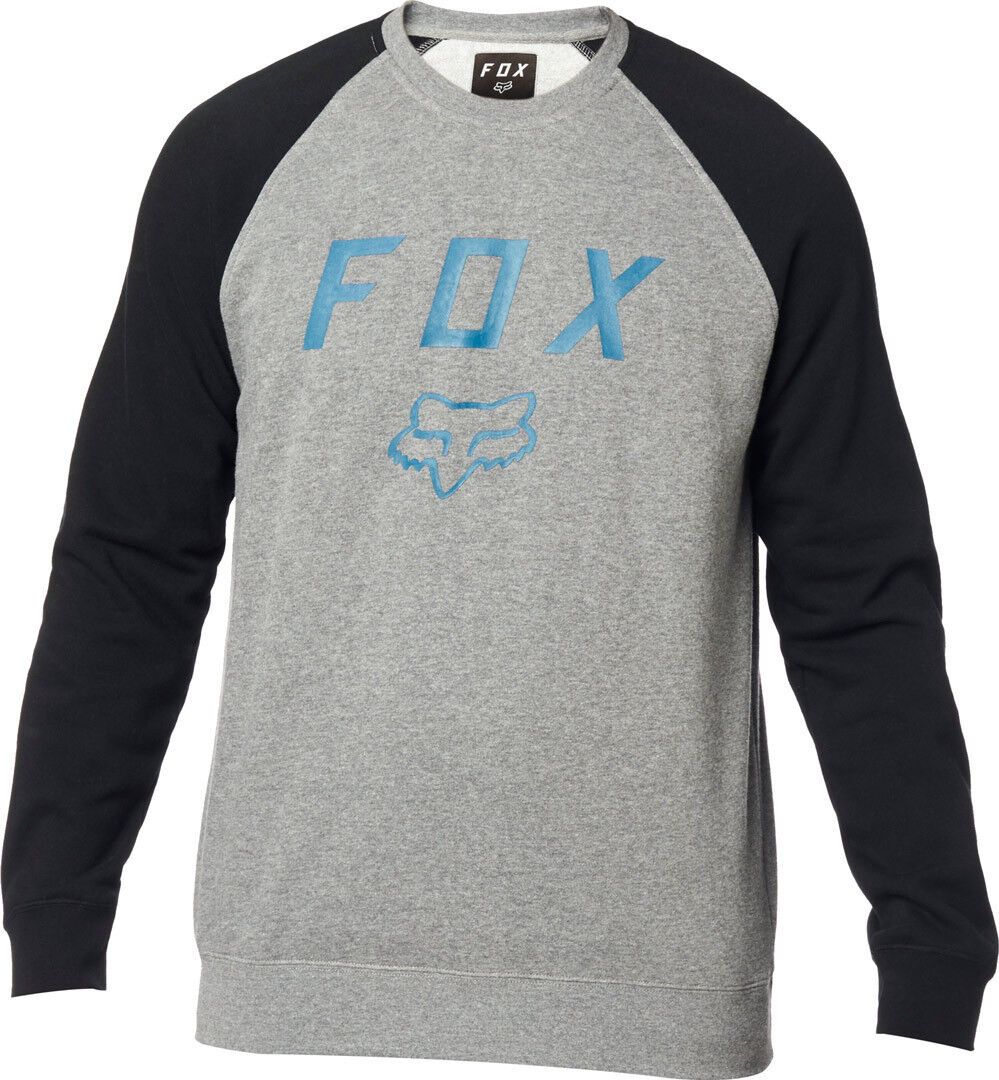 Fox Legacy Crew Fleece Pullover  - Black Grey