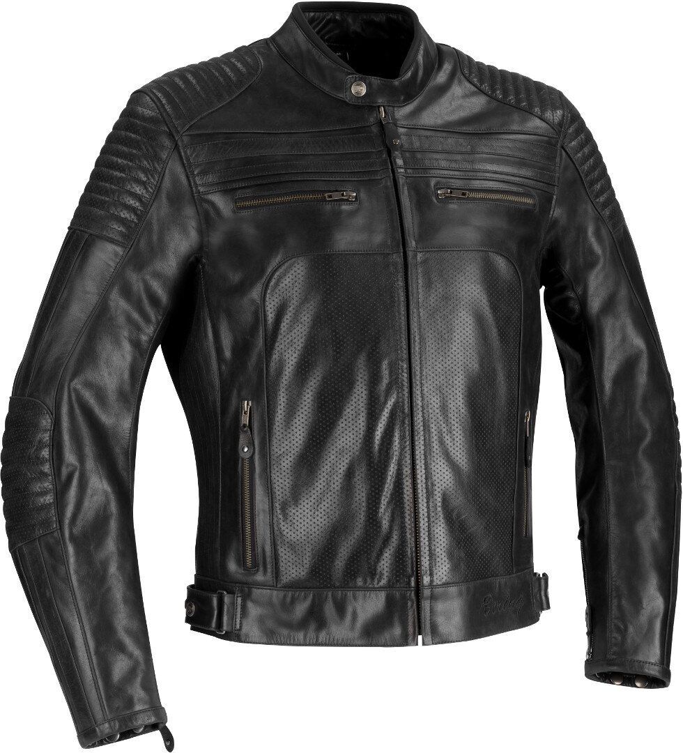 Bering Morton Motorcycle Leather Jacket  - Black