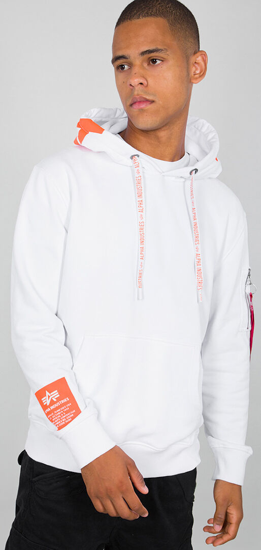 Alpha Industries Alpha Hoodie  - White