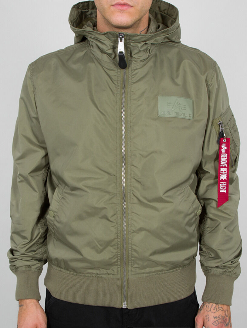 Alpha Industries Ma-1 Lw Hooded Jacket  - Green