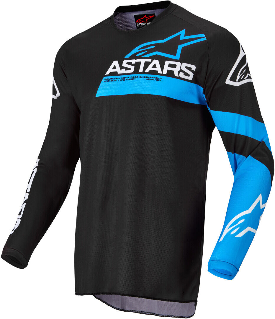 Alpinestars Fluid Chaser Motocross Jersey  - Black Blue