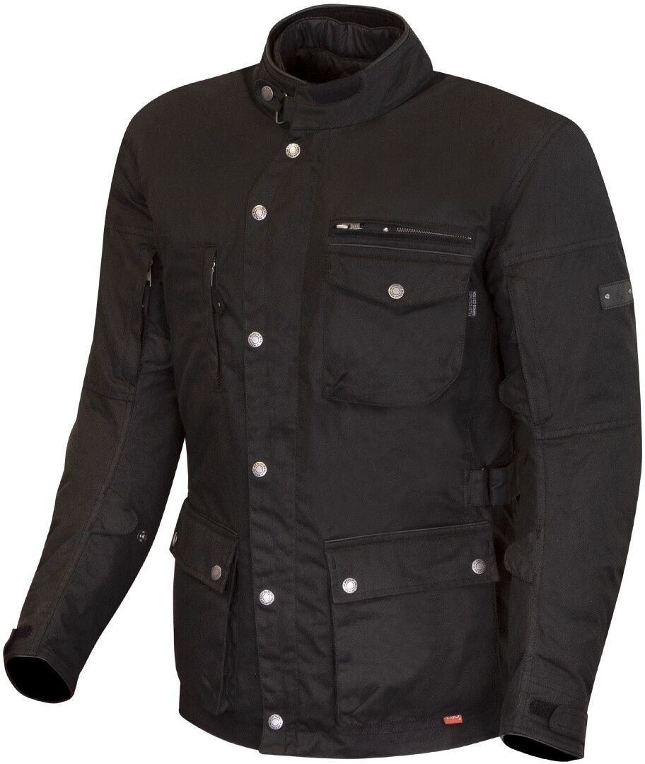 Merlin Monty D3o Wax Explorer Motorcycle Textile Jacket  - Black