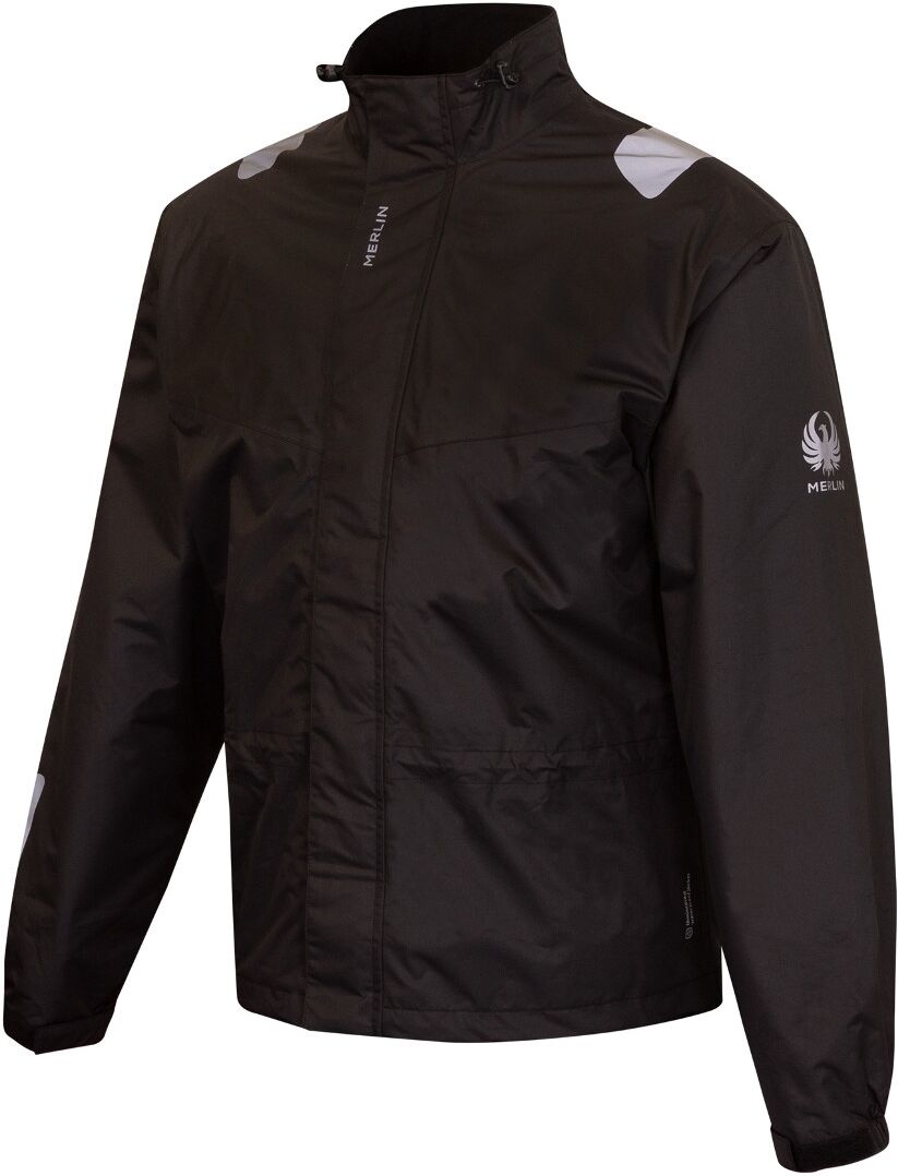 Merlin Platinum Laminate Rain Jacket  - Black