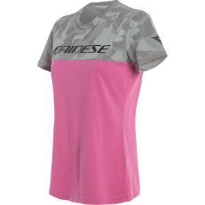 Dainese Camo Tracks Women´s T-Shirt  - Grey Pink - Female