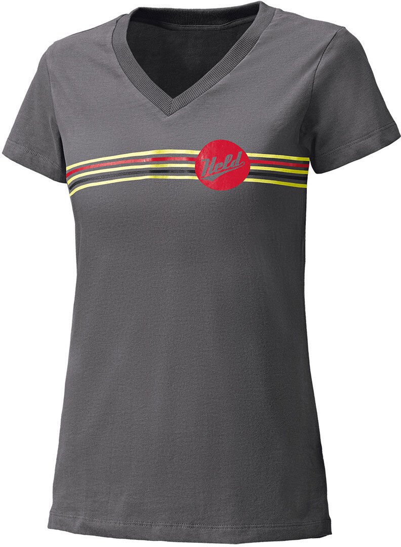 Held Be Heroic Ladies T-Shirt  - Grey Red