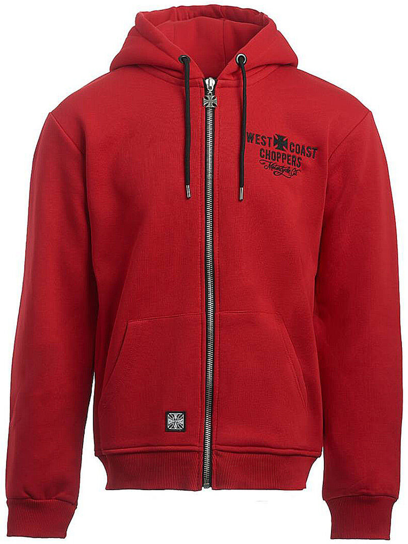 West Coast Choppers Motorcycle Co. Zip Hoodie  - Red