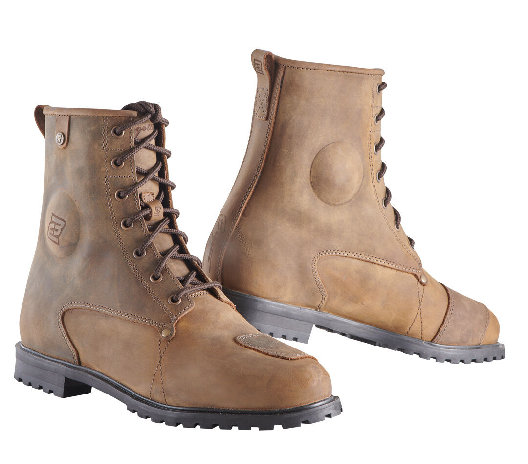 Bogotto Nashville Motorcycle Boots  - Brown