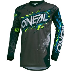 Oneal Element Villain Youth Motocross Jersey  - Grey - Unisex