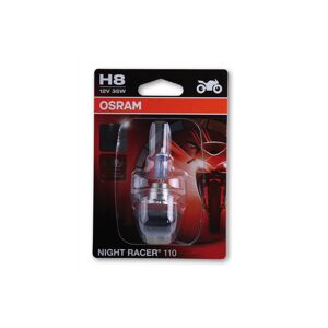 Osram H8 Incandescent Lamp, Night Racer 110, Dipped Beam, 12v 35w Pgj19-1  - White - Unisex