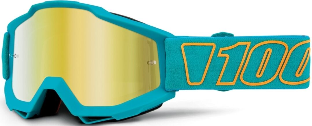 100% Accuri Extra Galak Motocross Goggles  - Turquoise