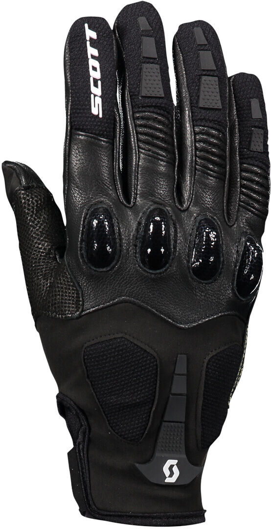 Scott Assault Pro Motorcycle Gloves  - Black White