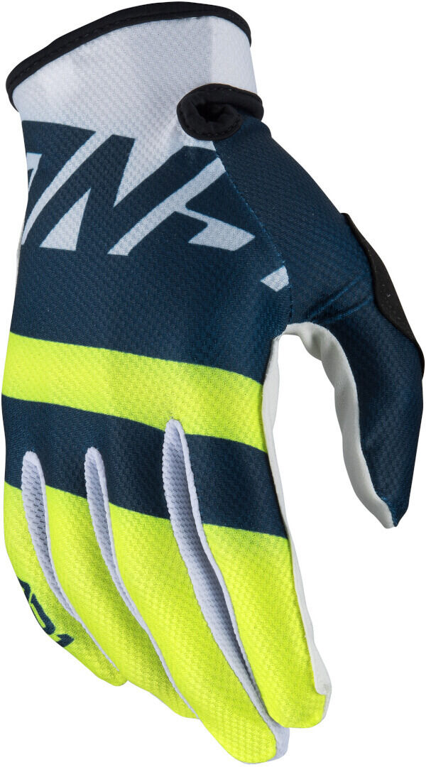 Answer Racing Answer Ar1 Voyd Motocross Gloves  - White Green Blue Yellow