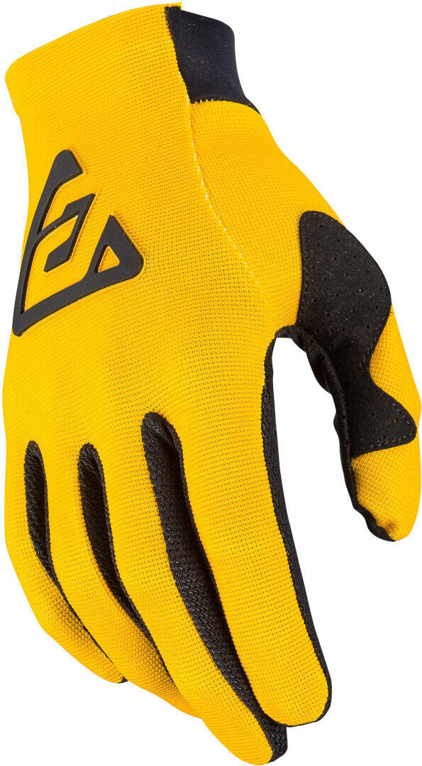 Answer Racing Answer Ar2 Bold Motocross Gloves  - Black Yellow