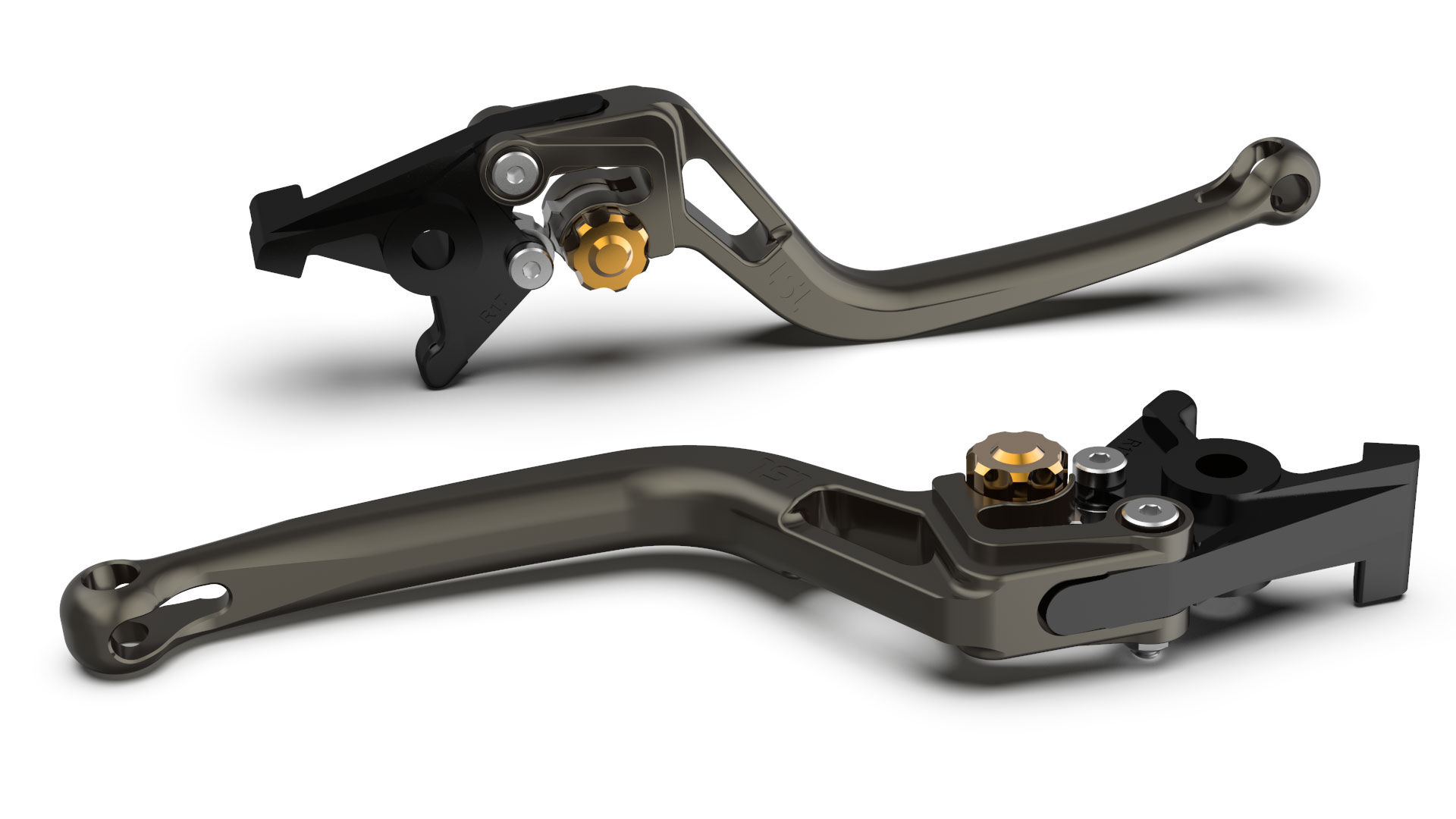 Lsl Clutch Lever Bow L63r, Anthracite/gold  - Gold