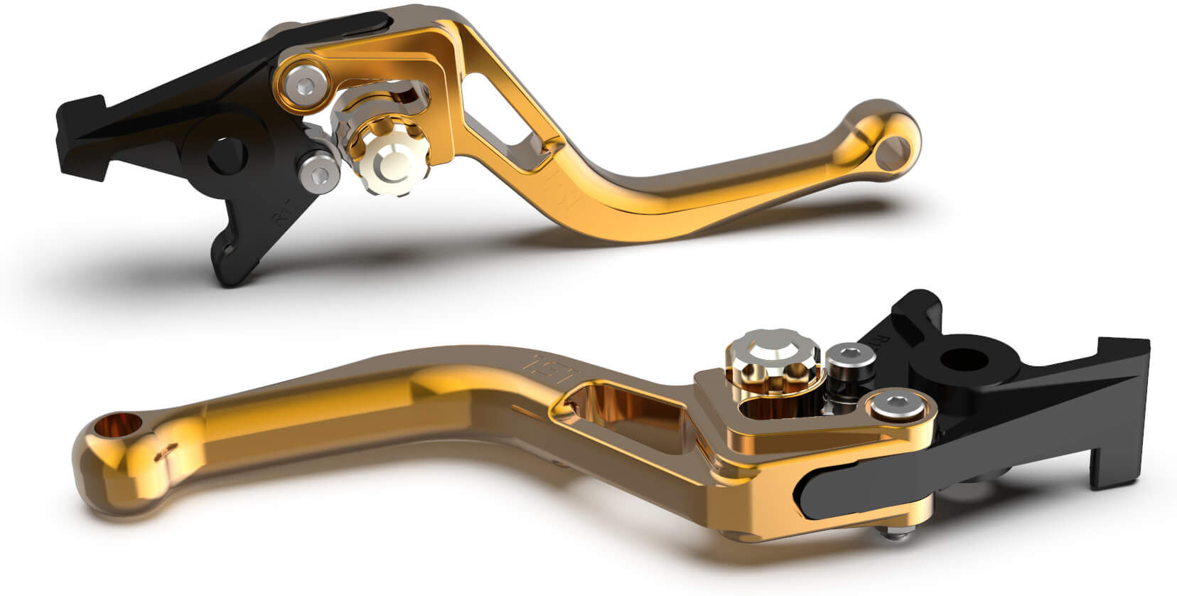 Lsl Brake Lever Bow For Brembo 15/17/19 Rcs, R37r, Short, Gold/silver  - Silver