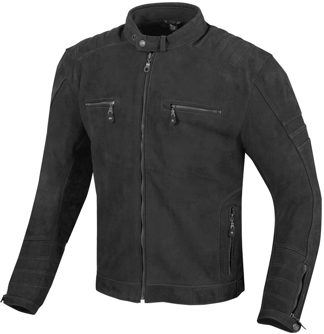 Merlin Miller Motorcycle Leather Jacket  - Black