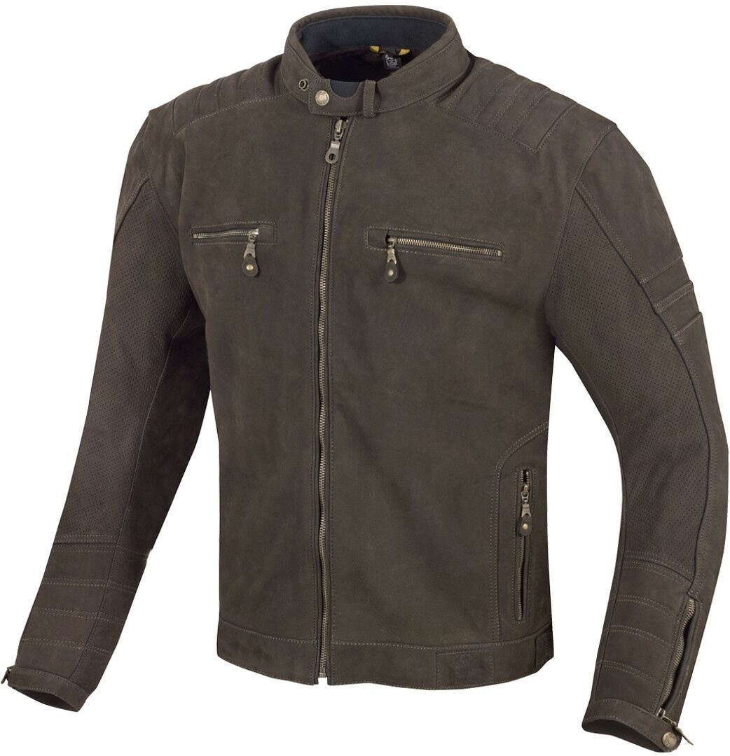 Merlin Miller Motorcycle Leather Jacket  - Brown