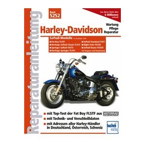 Motorbuch Vol. 5252 Repair Manual Harley Davidson Softail Models With Carburetor And E  - Unisex