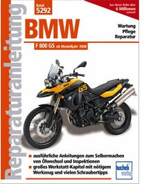 Motorbuch Vol. 5292 Repair Manual Bmw F 800 Gs, 08-