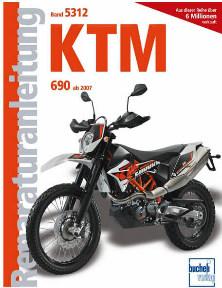 Motorbuch Vol. 5312 Rep. Instructions Ktm 690 Sm, Enduro, Duke