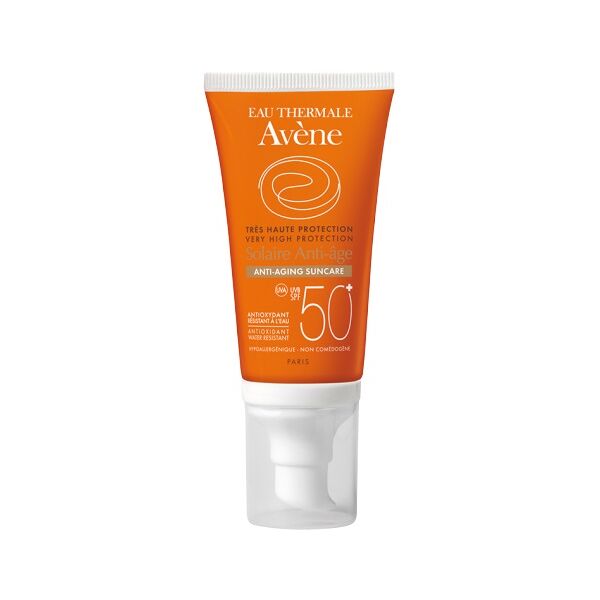 avene eau thermale crema solare viso anti age 50+ protezione alta 50 ml