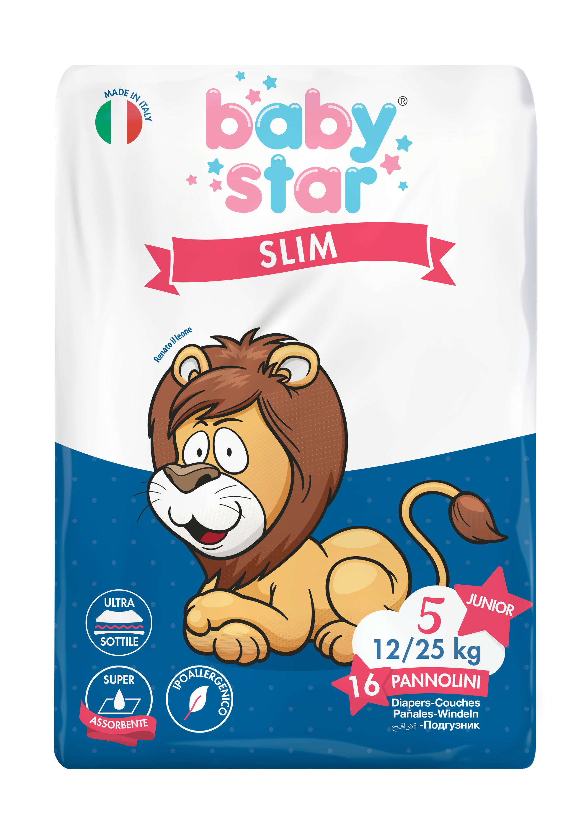 farvima medicinali spa babystar slim 12/25 t5 j 16pz