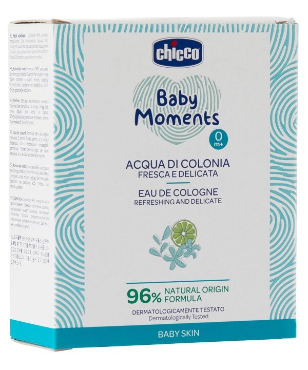 chicco baby moments acqua colonia fresca e delicata