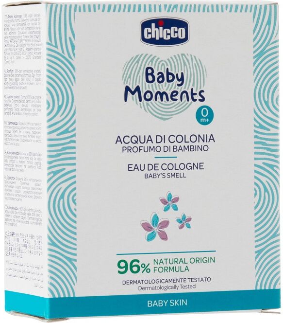 chicco baby moments acqua di colonia delicata 100 ml