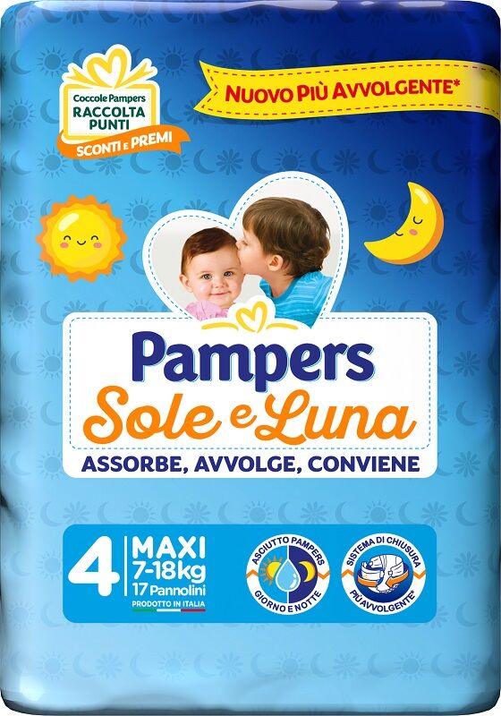 Fater spa Pampers Sole&luna Maxi 17pz