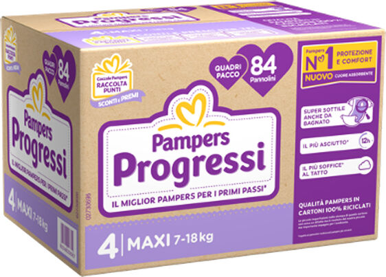 Fater spa Pampers Qu Prog Mx 84pz