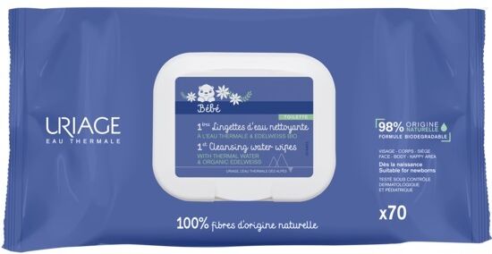 Uriage Bebe Salviettine Det Acqua70pz