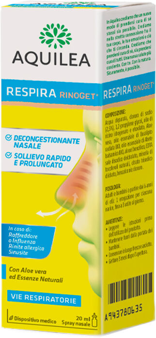 URIACH ITALY Srl Aquilea Respira Rinoget 20ml