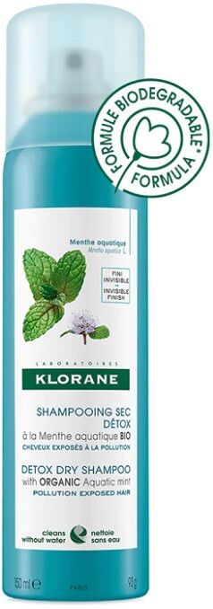 Klorane Shampoo Secco Menta 150m