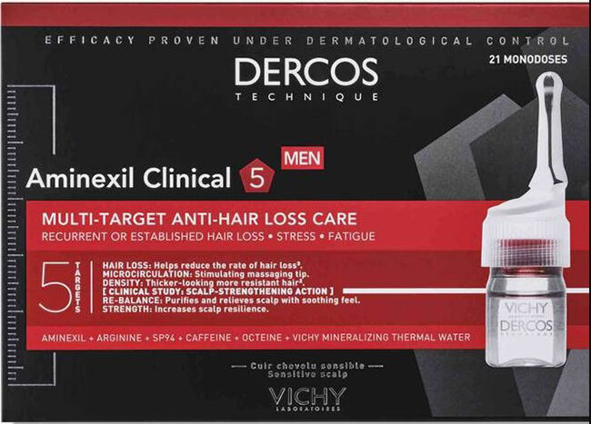 Vichy Dercos Aminexil Uomo 12f.6ml