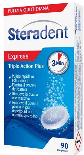 reckitt benckiser h.(it.) spa steradent triple action plus 90 compresse pulenti